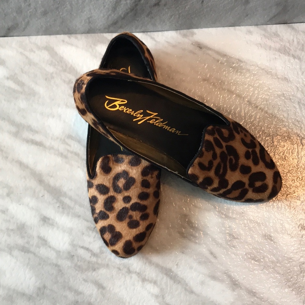 Beverly Feldman Leopard Flats